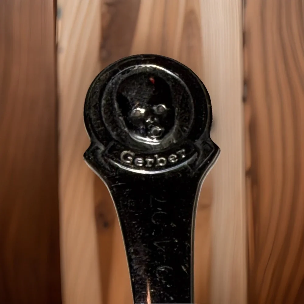 Collectible Gerber Baby Spoon Produced by Oneida Stainless, Dated 2008
